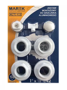 Комплект для секційних радіаторів без кріплення 1/2" MAREK
