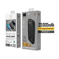 Портативное зарядное Power Bank Lenyes PX267 на 20000mAh - реальная емкость