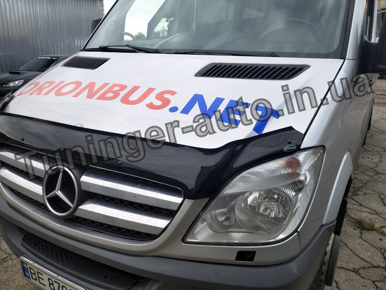 Дефлектор капота (мухобійка) Mercedes Sprinter W906 2006-2013 (Cappafe)