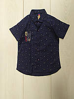 Рубашка синяя Dear Kids 98см