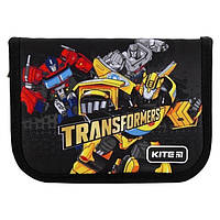 Пенал без наполнения Kite Education Transformers , 1 отделение, 2 отворота