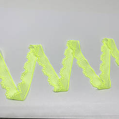 Мереживо вузьке неоново-салатове 15-20 мм.