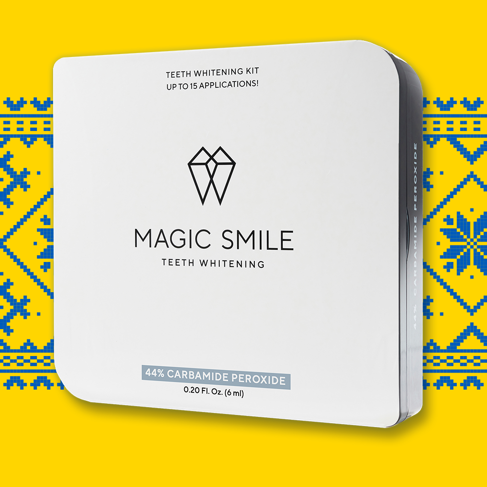 _КАРБАМІД 44% MAGIC SMILE! Набір для відбілювання зубів з рідким коффердам і рем.терапією