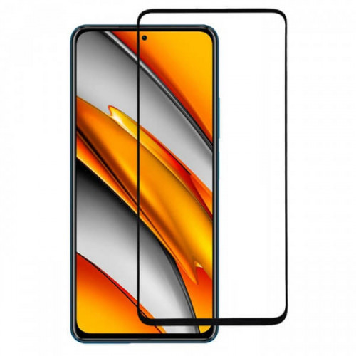 Захисне скло Lion для Xiaomi Redmi K40/K40 Pro/Mi 11i/Poco F3 - 3D Perfect Protection Full Glue, Black