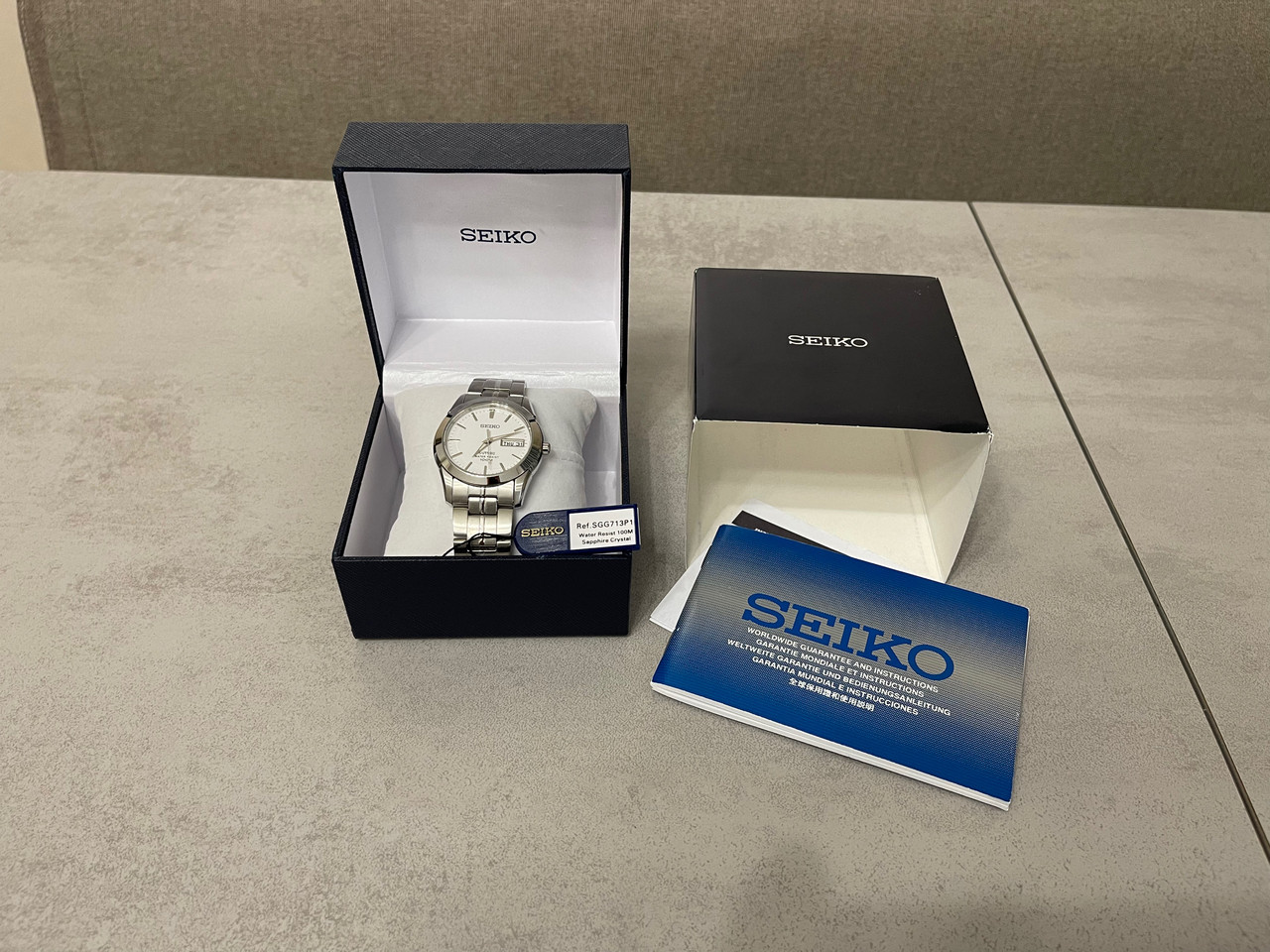 Чоловічий годинник Seiko SGG713P1, фото 1