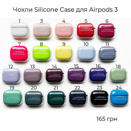 Чохол з Soft-Touch і мікрофіброю для AirPods 3 (2021) + карабін - Pine Green 20, фото 2