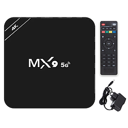 ТВ-приставка android Smart TV Box MX9 4K Чорний