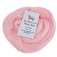 Spagoyarn FELT WOOL (Фелт Вул) № 87028 рожевий (Пряжа 100% вовна, нитки для фелтинга)