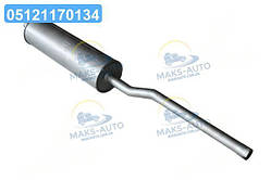 Глушник ГАЗ 3302 ГАЗЕЛЬ (з трубою, центр O51) закатний (о) (вир-во ТМК) 36-1201010-01 UA56