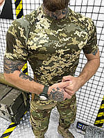 Футболка военная тактическая ССО, футболка для военнослужащих пиксель, армейская солдатская футболка летняя