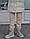 Розміри 37, 38, 39  Зимові жіночі шкіряні черевики Maxus на хутрі, на платформі, бежеві / кремові, фото 3
