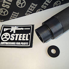 Глушник "STEEL" Gen 2 Калібр: 7,62х39 Різьба: 14x1lh (АК, АКМ, АКМС), фото 2
