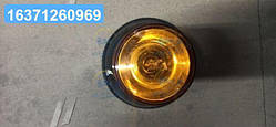 Маяк проблисковий помаранчевий LED, 12 / 24V, 150 * 104,5mm, 1 режим, гвинти М6 (Руслан-Комплект) МП 1-150 UA46