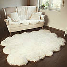 Коврик з 6-ти овечих шкур. Коврик із шести шкур овчини "Каліфорнія", фото 5