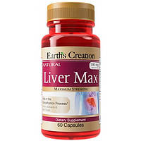 Для здоровья печени Earths Creation LIVER MAX 60 капсул