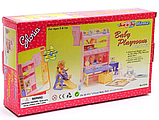 Меблі для барбі Gloria Дитячя кімната з аксесуарами, фото 2