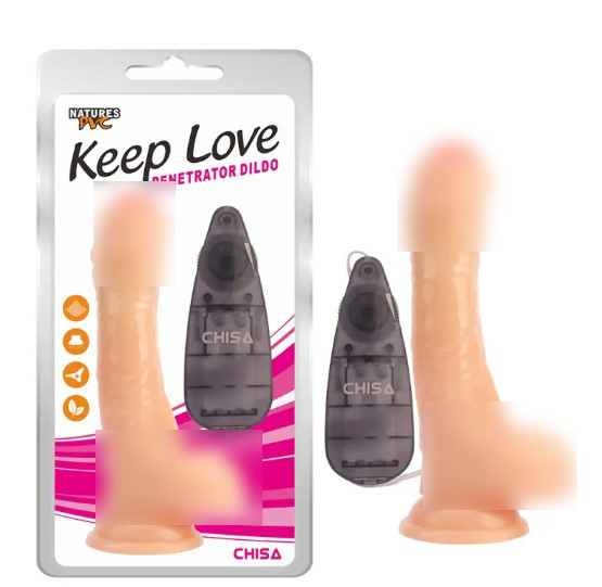 Вібратор на присоску з пультом керування Keep Love Penetrator Dildo, фото 1