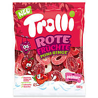 Trolli Rote Fruchte Mini Ringe Berries ягодные кольца 150g