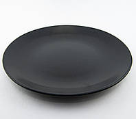 Тарелка десертная Porland Seasons Black 187618 18см Стильная десертная тарелка Черная фарфоровая тарелка