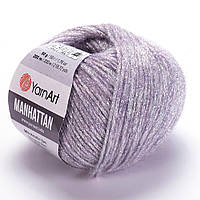 YarnArt MANHATTAN (Манхеттен) №910 светло-сиреневый (Пряжа полушерсть, нитки для вязания)