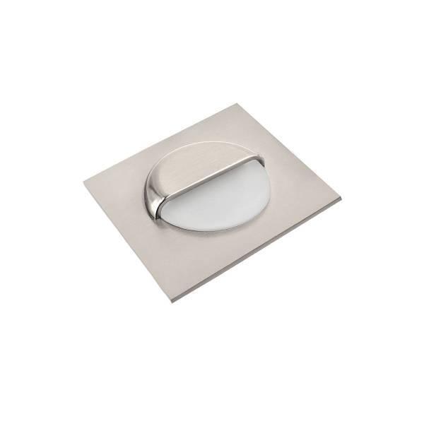 Світильник GTV LED ESCADA, сходовий, 0,8W, 4000K, DC 12V, IP20, квадратний, фото 1