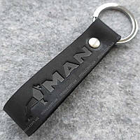 Брелок для ключей MAN кожа с логотипом