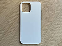 Чехол - бампер (чехол - накладка) для Apple iPhone 12 Pro Max белый, матовый, ударопрочный пластик