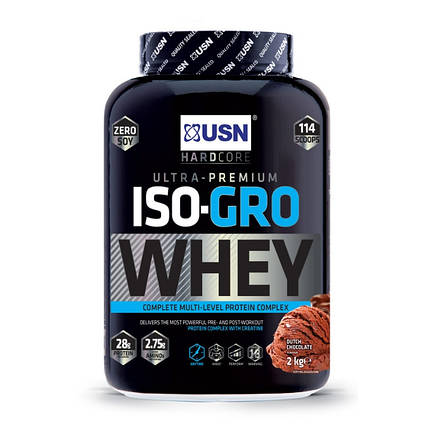 Протеин Ultimate Sports Nutrition Iso-Gro Whey 2 kg, фото 3
