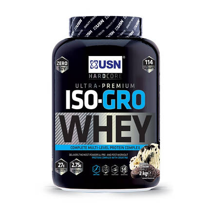 Протеин Ultimate Sports Nutrition Iso-Gro Whey 2 kg, фото 4
