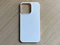 Чехол - бампер (чехол - накладка) для Apple iPhone 13 Pro белый, матовый, ударопрочный пластик
