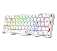 Игровая Механическая Клавиатура с Подсветкой Клавиш REDRAGON Fizz K617 RGB (Белая)