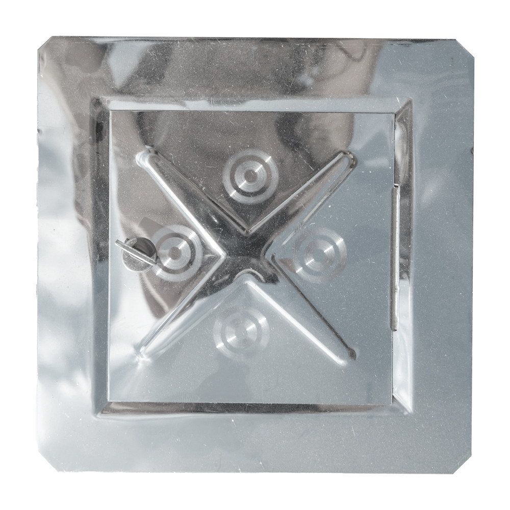 Дверцята димохідні нерж. 150*150 мм (в. 90*90мм), фото 1