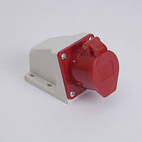 Силова розетка 3Р+РЕ 16А, ССІ-114 TAKEL, для 380 В (503207) ТАКЕЛ, стаціонарна