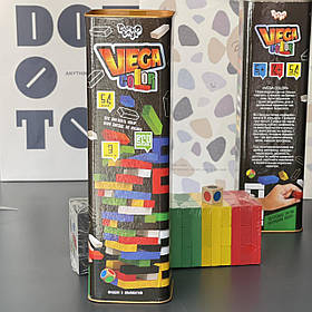 Гра настільна "Вежа. Кольорова" укр., Игра настольная "Vega Color" 54шт.