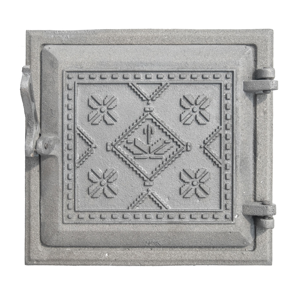 Дверцята топочні чавунні Вишиванка 265*250мм, фото 1