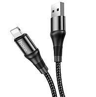 Кабель HOCO USB Lightning 2.4 A 1m Black (X50)