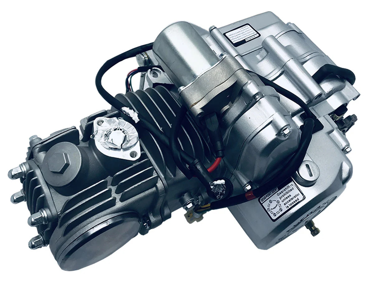 Двигатель мопед Альфа / Дельта 125 кубов, полуавтомат алюминиевый ...