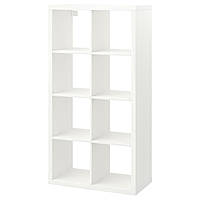 Стелаж IKEA KALLAX КАЛЛАКС, білий, 77 х 147 см, 802.758.87