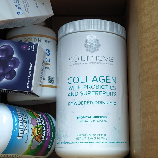 Коллаген с пробиотиками и смесью суперфруктов Solumeve Collagen with probiotics 454gr - фото 2 - id-p1661229033