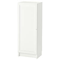 Книжкова шафа з дверцятами IKEA BILLY БІЛЛІ / OXBERG ОКСБЕРГ, білий, 40x30x106 см, 692.873.92