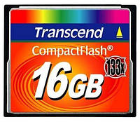 Карта памяти Compact Flash 16GB Transcend 133X (TS16GCF133)