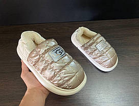 Дутики короткі хутряні угги низькі не промокаючі UGG COFFEE зимові теплі, фото 4