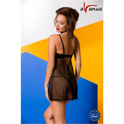 Еротичний пеньюар Avanua Valentine Chemise Black, фото 3