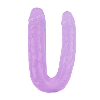 Фіолетовий подвійний фалоїмітатор для мастурбації 17.7 Inch Dildo | Limon, фото 3