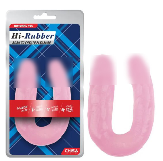 Рожевий подвійний фалоїмітатор 14 Inch Dildo | Limon