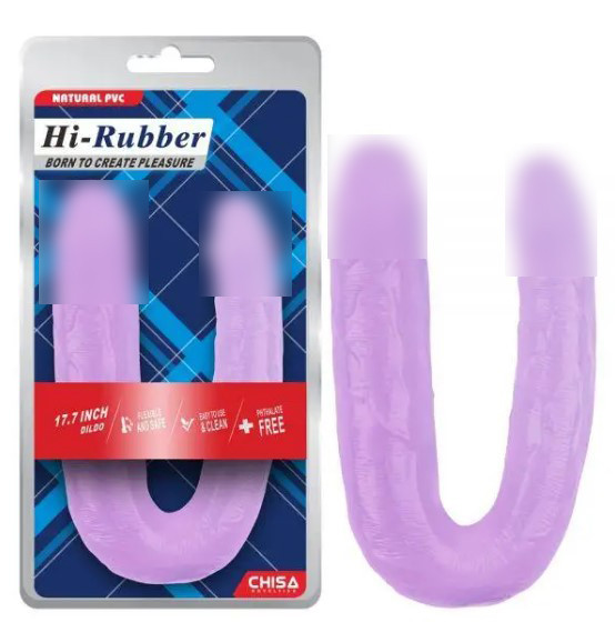 Фіолетовий подвійний фаллоімітатор 14 Inch Dildo | Limon