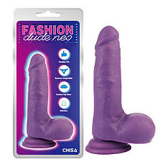 Фалоїмітатор на присоску Dual Density Cock Dildo Purple 7.0 | Limon, фото 2
