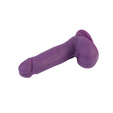 Фалоїмітатор на присоску Dual Density Cock Dildo Purple 7.0 | Limon, фото 5