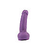 Фалоїмітатор на присоску Dual Density Cock Dildo Purple 7.0 | Limon, фото 6