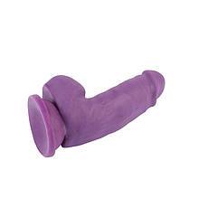 Фалоїмітатор на присоску Dual Density Cock Dildo Purple 6.9 | Limon, фото 3